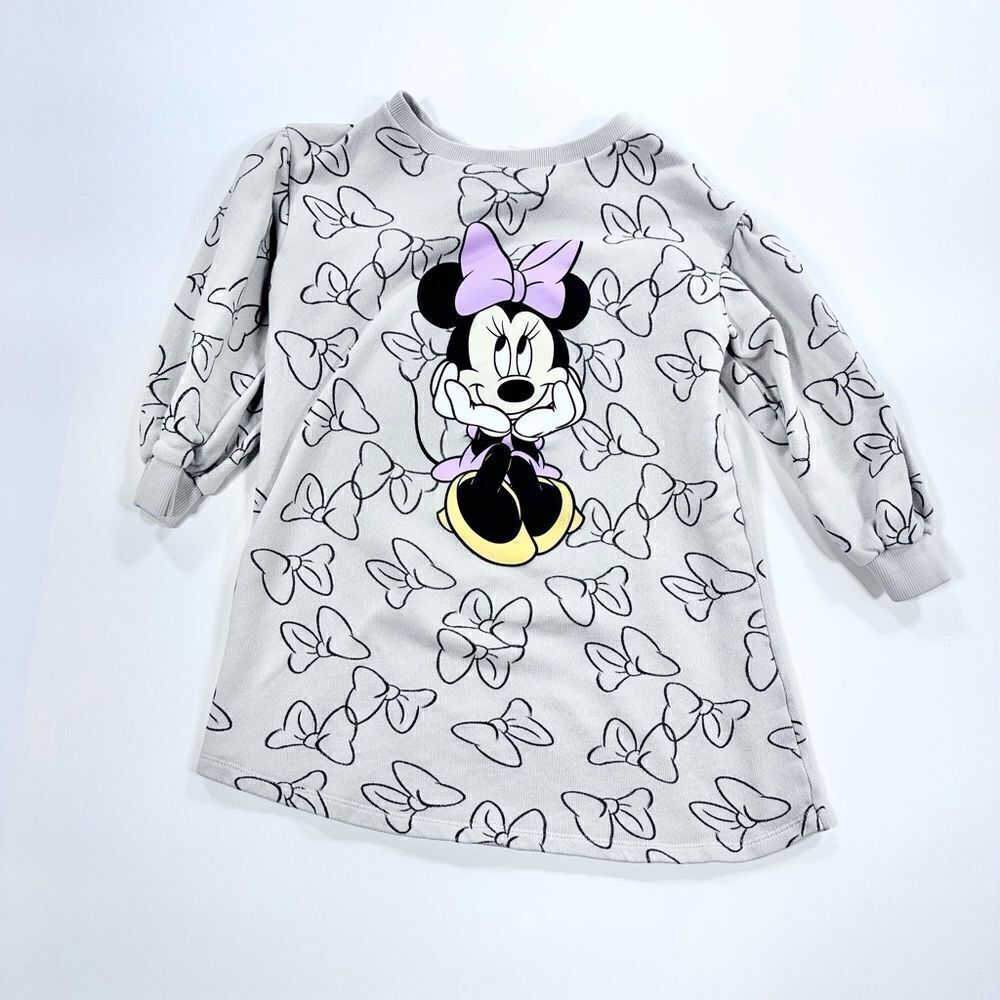 Zara baby Disney Minnie Mouse sweatshirt dress 4-5